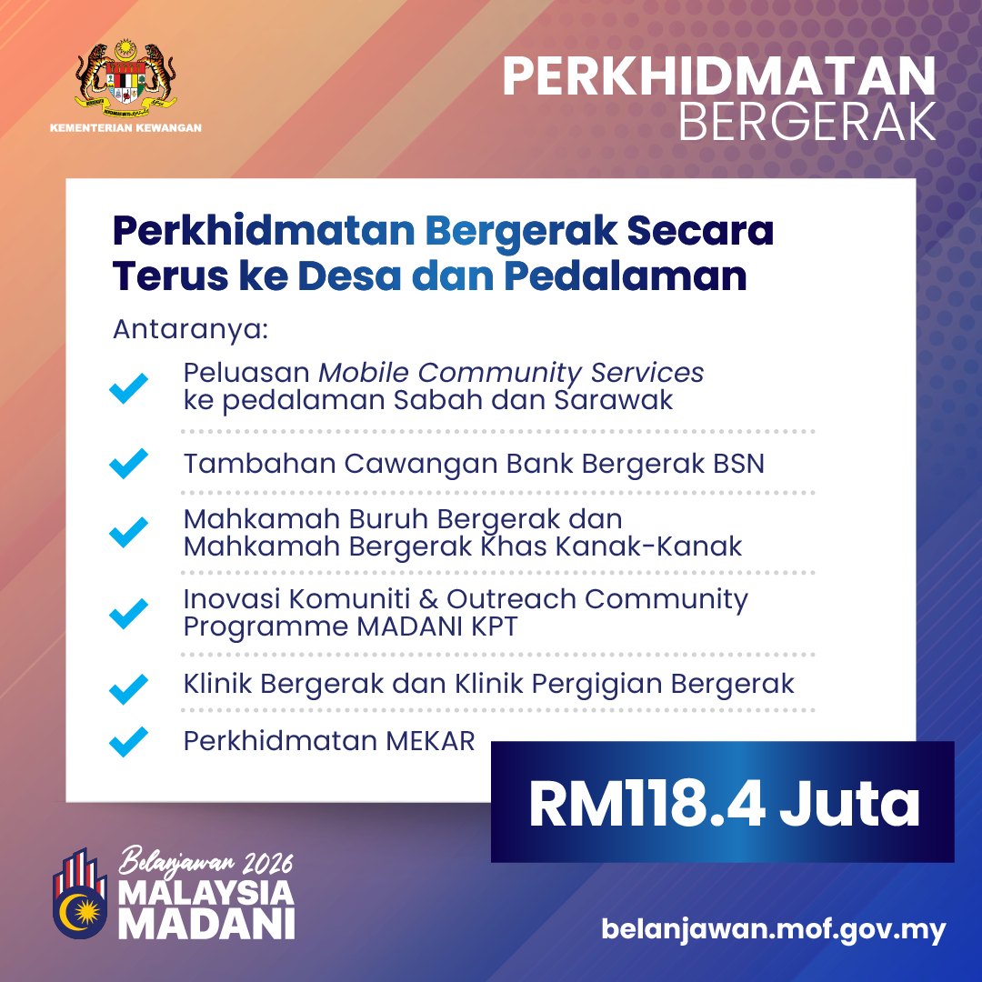 Belanjawan 2026: Perkhidmatan Bergerak