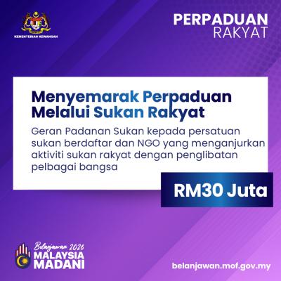 Belanjawan 2026: Perpaduan Rakyat