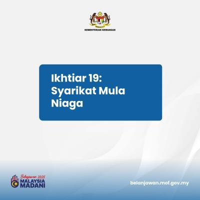 Belanjawan 2025: Tumpuan 2 - Ikhtiar 19