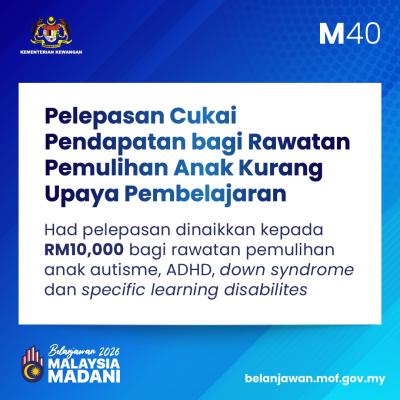 Belanjawan 2026: Manfaat M40