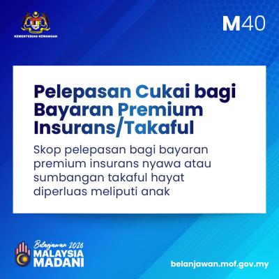 Belanjawan 2026: Manfaat M40