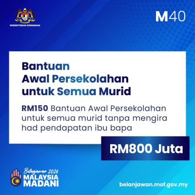 Belanjawan 2026: Manfaat M40