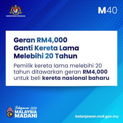 Belanjawan 2026: Manfaat B40