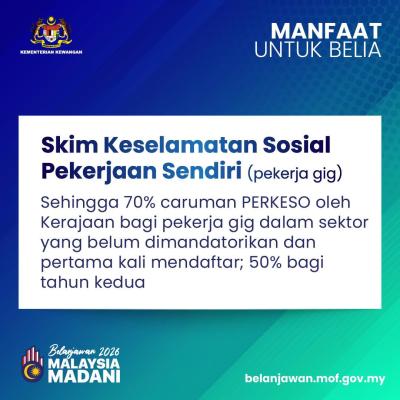 Belanjawan 2026: Dorongan untuk Belia!