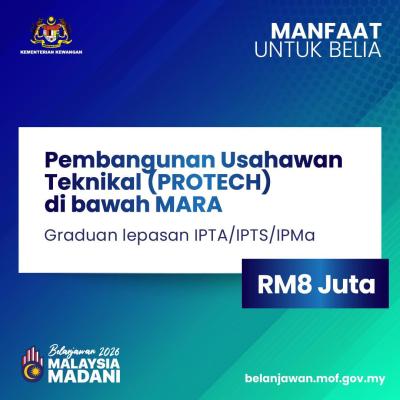 Belanjawan 2026: Dorongan untuk Belia!