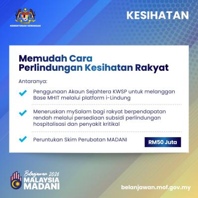 Belanjawan 2026: Kesihatan