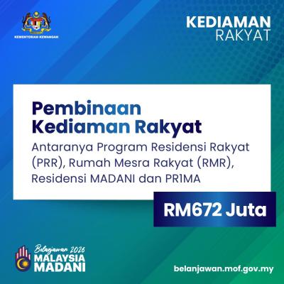 Belanjawan 2026: Kediaman Rakyat