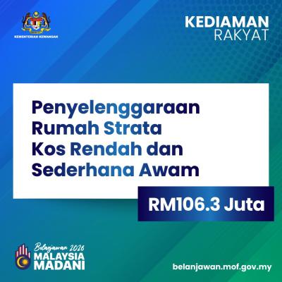 Belanjawan 2026: Kediaman Rakyat