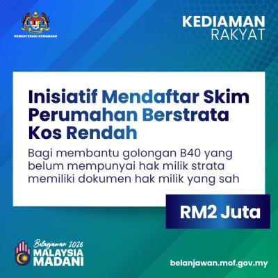 Belanjawan 2026: Kediaman Rakyat