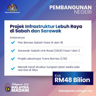 Belanjawan 2026: Pembangunan Negeri