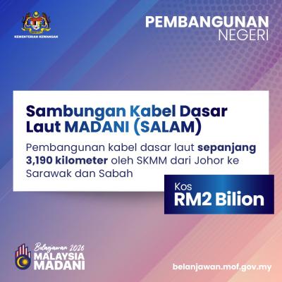 Belanjawan 2026: Pembangunan Negeri