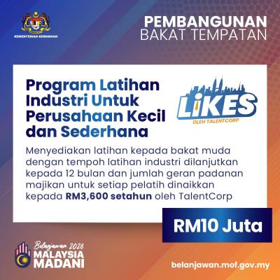 Belanjawan 2026: TVET Pemangkin Pembangunan Bakat Masa Depan