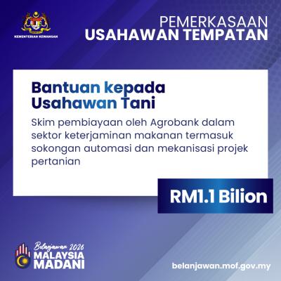 Belanjawan 2026: Pemerkasaan Usahawan Tempatan