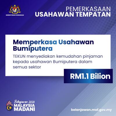 Belanjawan 2026: Pemerkasaan Usahawan Tempatan