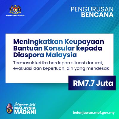 Belanjawan 2026: Pengurusan Bencana