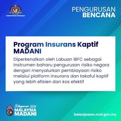 Belanjawan 2026: Pengurusan Bencana