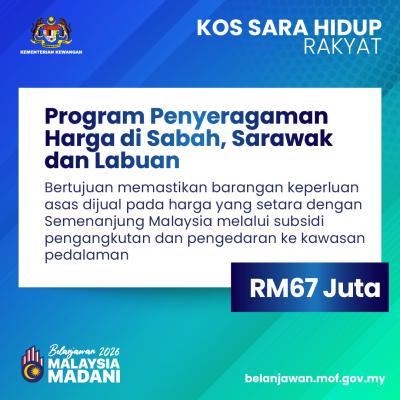 Belanjawan 2026: Kos Sara Hidup Rakyat